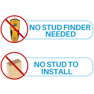 NO STUD TV MOUNT