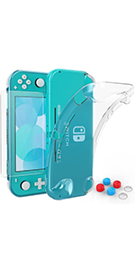 nintendo switch lite clear case